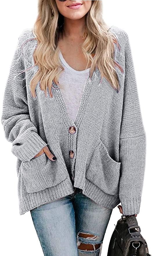 Yskkt Oversized Cable Knit Chunky Cardigan