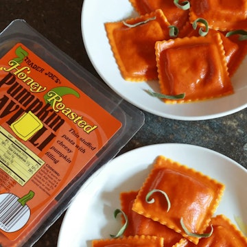 Trader Joe's Honey Roasted Pumpkin Ravioli is full of fall flavors.