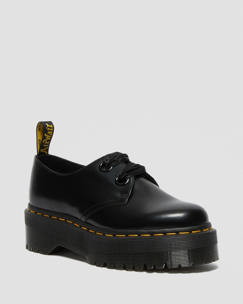 Dr. Martens Holly Women's Leather Platform Shoes