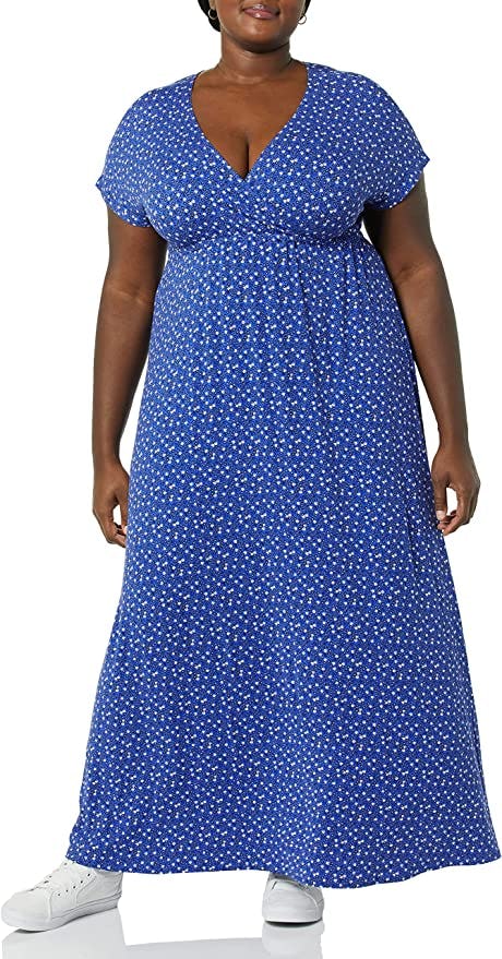 Amazon Essentials Surplice Maxi Dress