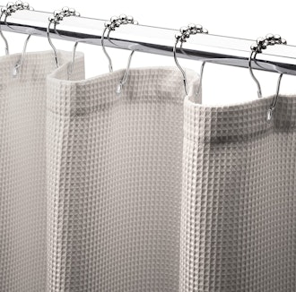 AmazerBath Waffle Shower Curtain