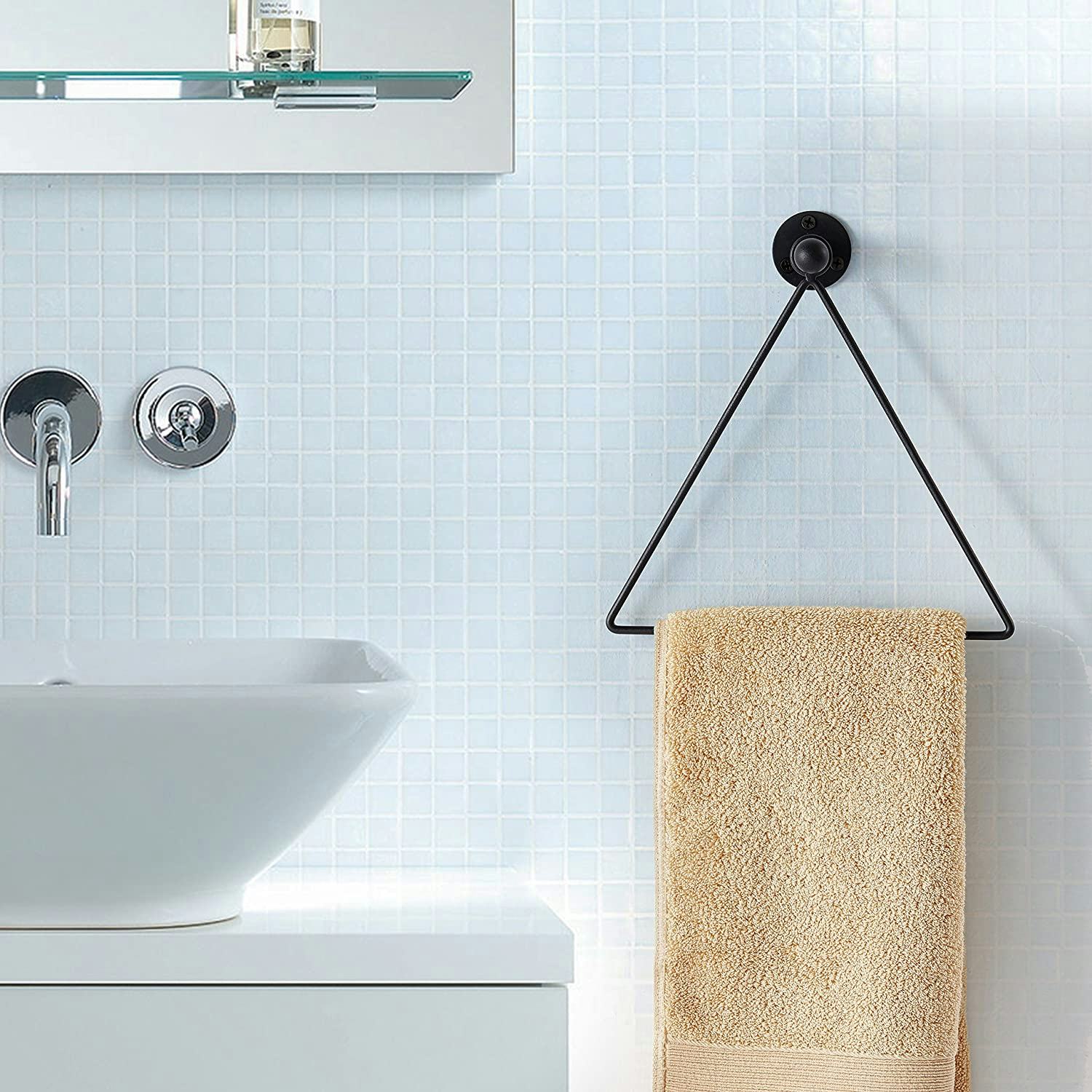 MyGift Triangular Hand Towel Holder