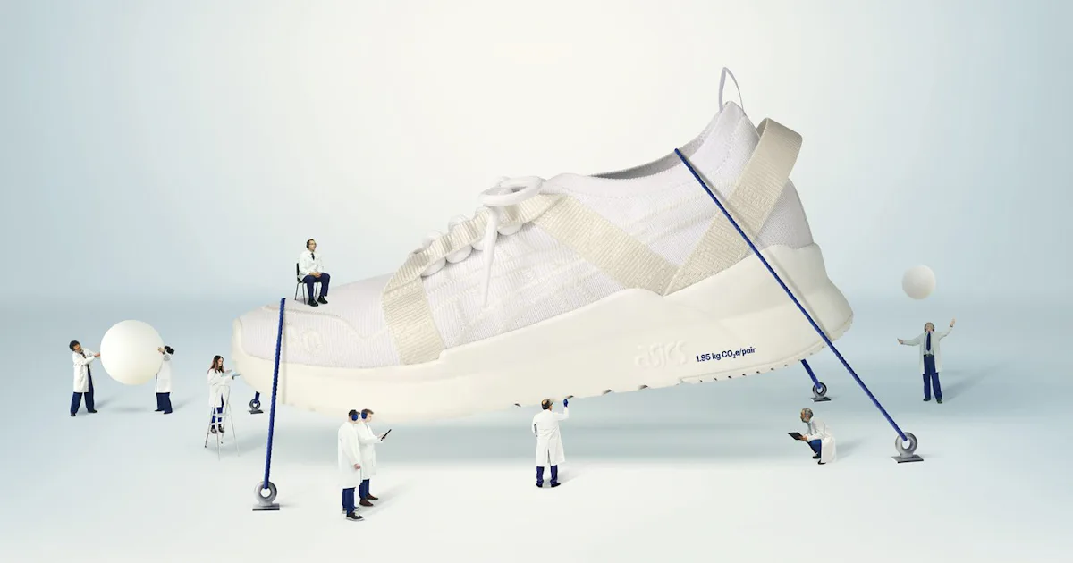 Asics made a sneaker with the world's lowest carbon footprint