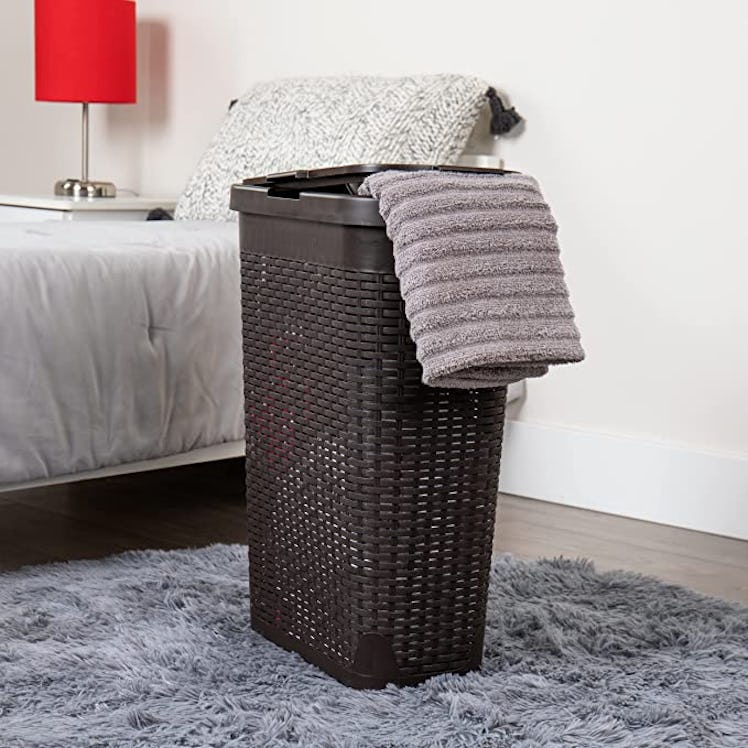 Mind Reader Slim Laundry Basket