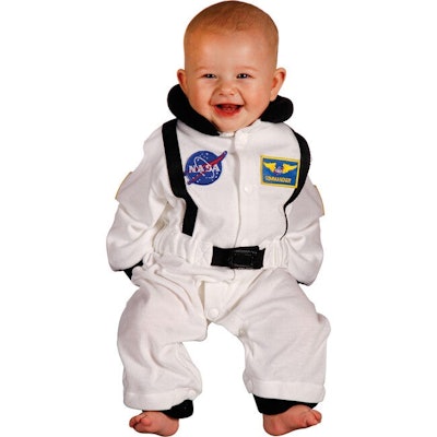 baby halloween costume astronaut