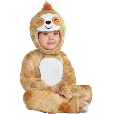 baby halloween costume sloth