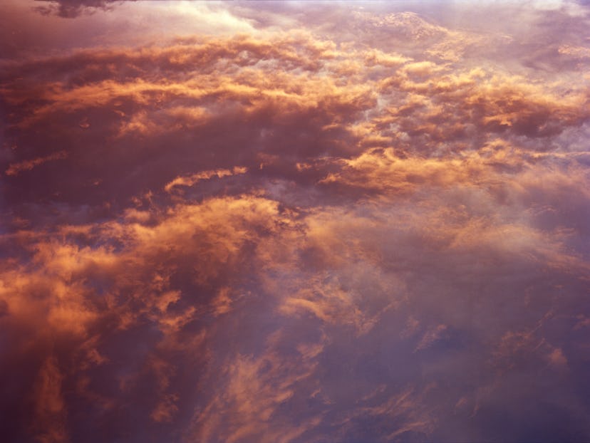 Clouds in the sky during a sunset