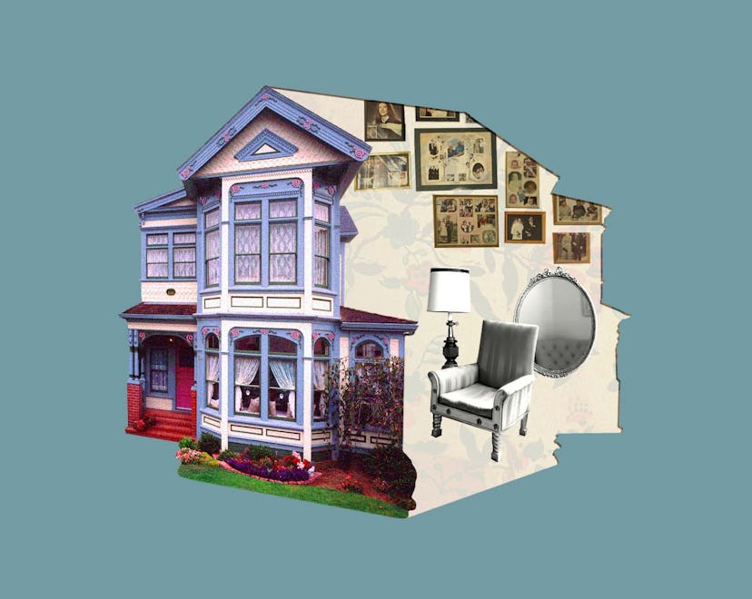 Collage of home parts inspired by Reno culture 