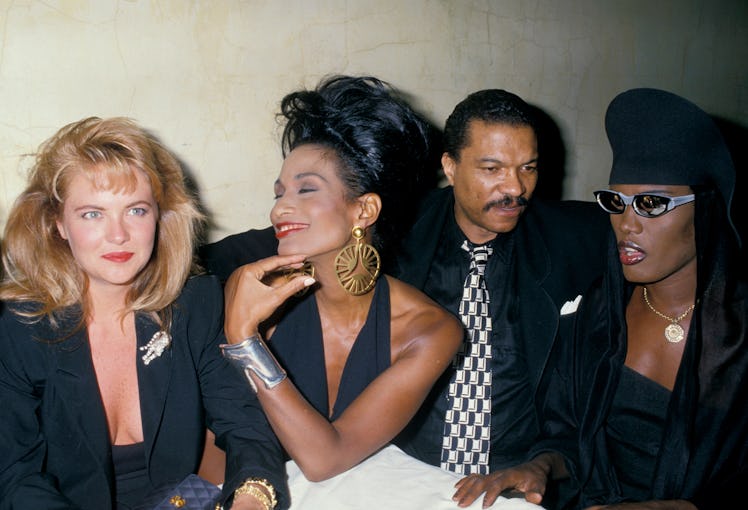 Cornelia Guest with Beverly Johnson, Billy Dee Williams, and Grace Jones