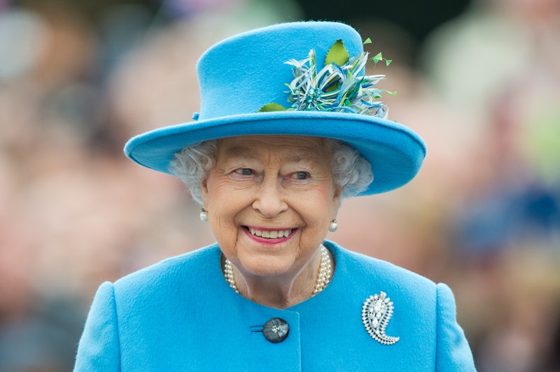 Queen Elizabeth II visiting Poundbury, Dorset, in 2016