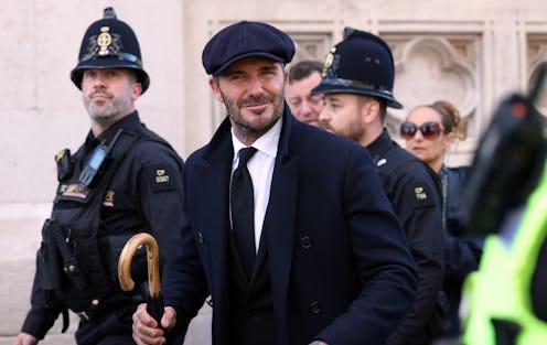  English former football player David Beckham at Westminster Hall, September 16, 2022.