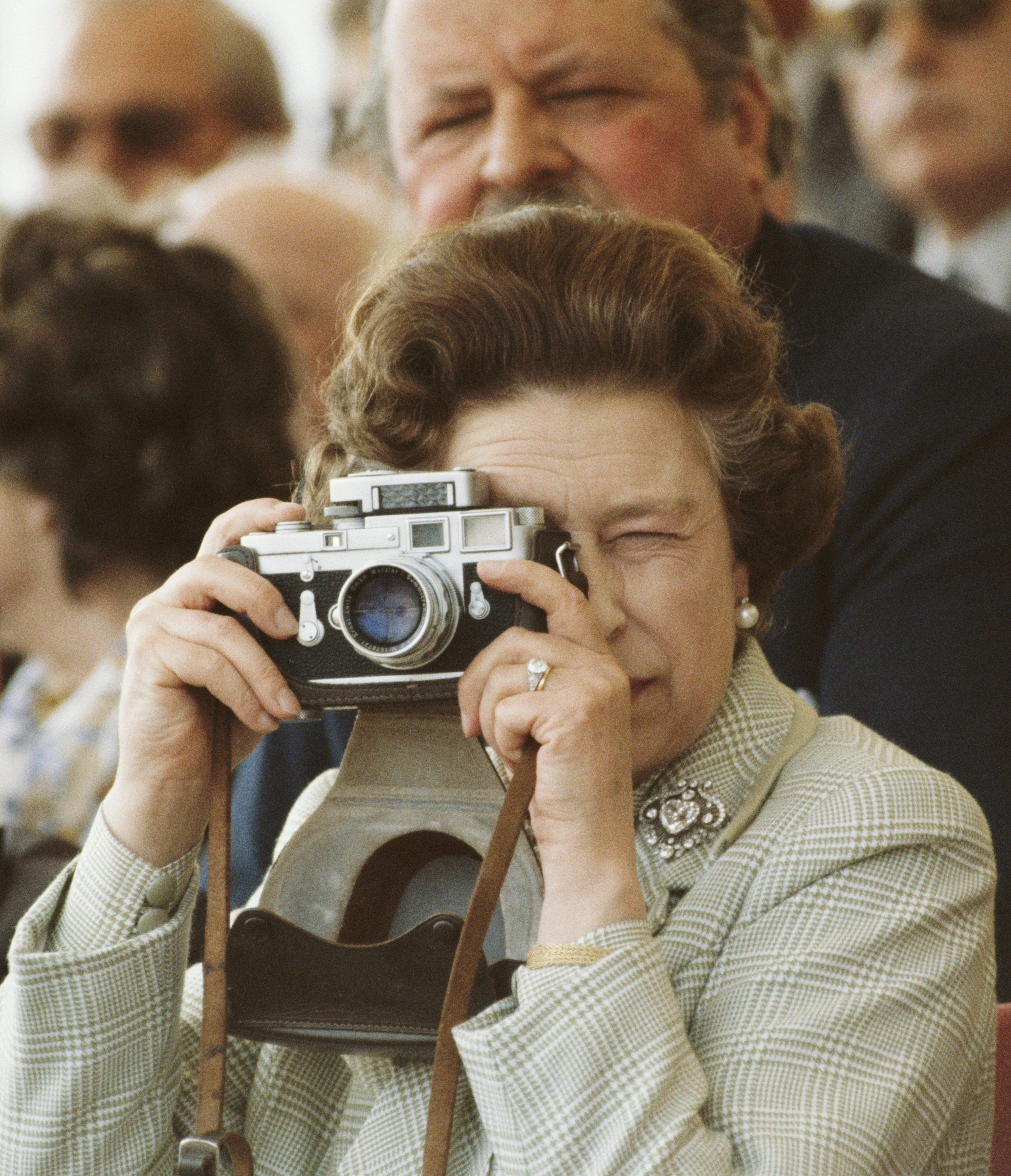 Queen Elizabeth II at The Windsor Horse Show in 1982