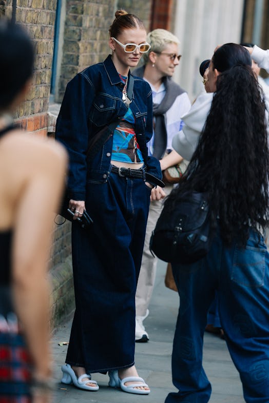 london fashion week street style spring/summer 2023