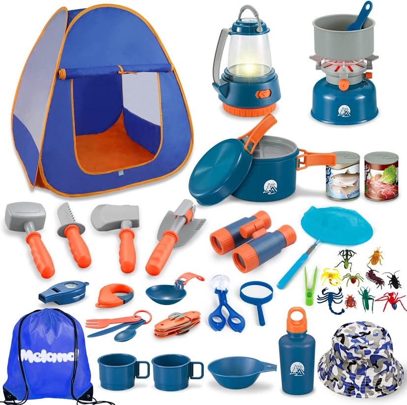Meland Kids Camping Set with Tent (42 Pieces)