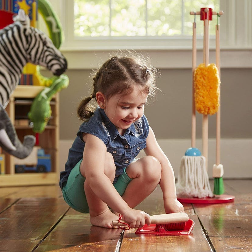 Melissa & Doug Let's Play House Dust! Sweep! Mop! 6 Piece Pretend Play Set