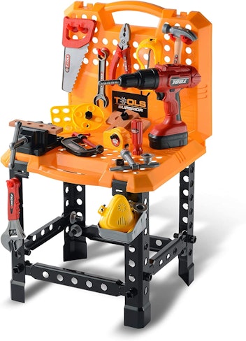 Toy Choi’s Pretend Play Series Standard Workbench (82 Pieces)