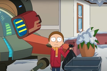 While taking out the garbage, Morty discovers that his moms are having an affair.