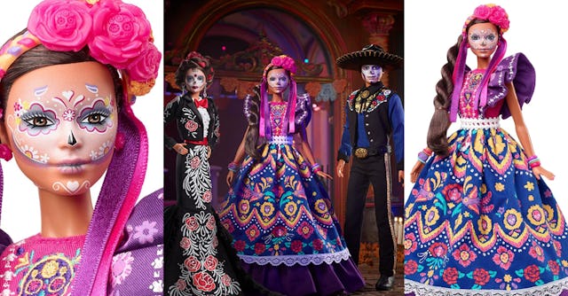 Barbie has released a new collection of limited edition Día de Muertos dolls to celebrate the holida...