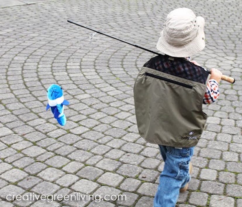DIY fisherman costume for kids