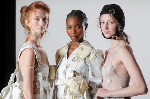 london fashion week models