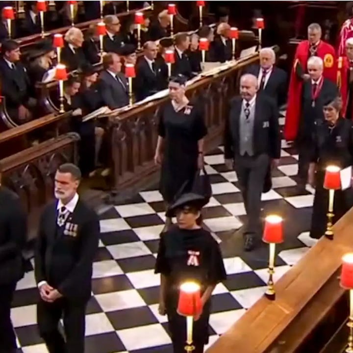 Sandra Oh was spotted at QueenElizabeth II's funeral on Sept. 19.