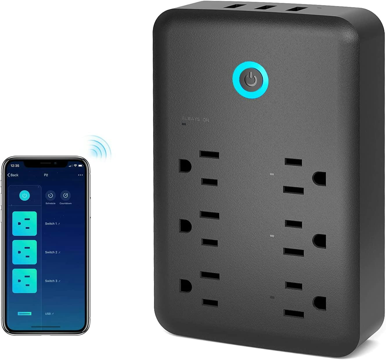 GHome Smart Plug Outlet Extender