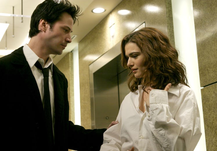 Keanu Reeves and Rachel Weisz in 'Constantine'