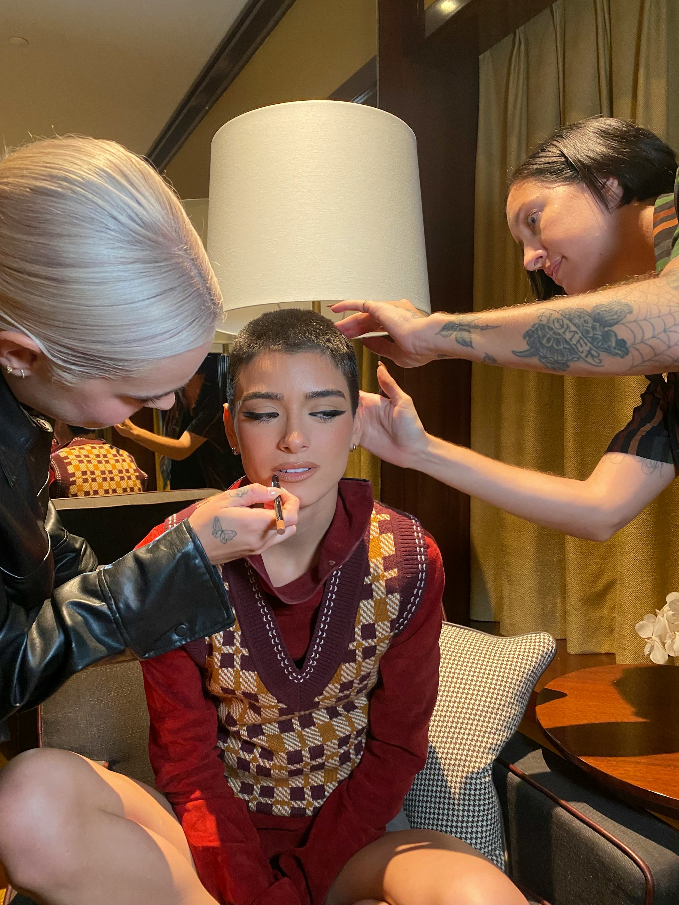 Dixie D'Amelio Gets Ready for PUMA's NYFW Show