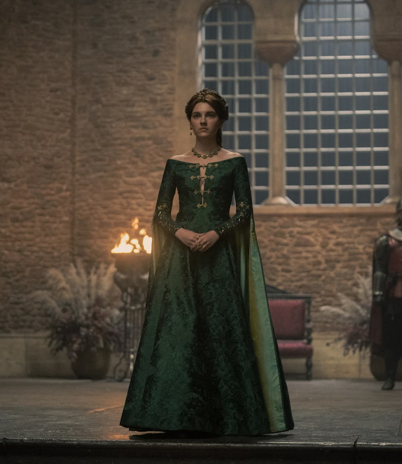 Emily Carey as Alicent in House of the Dragon