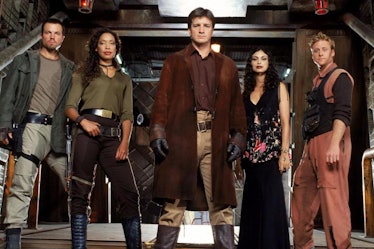 The cast of Firefly