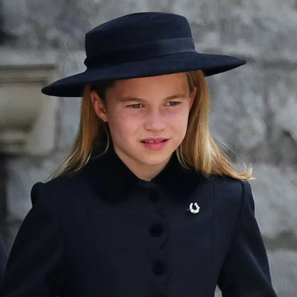 princess charlotte funeral dress Princess Charlotte Paid Homage To Queen Elizabeth's Mother At Her Funeral