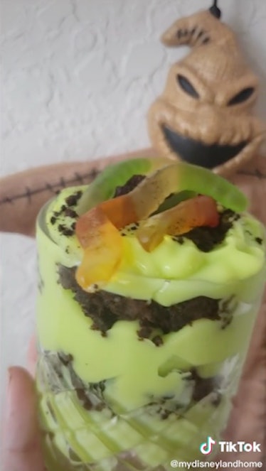 This Oogie Boogie Trifle is a Disney Halloween recipe from TikTok.