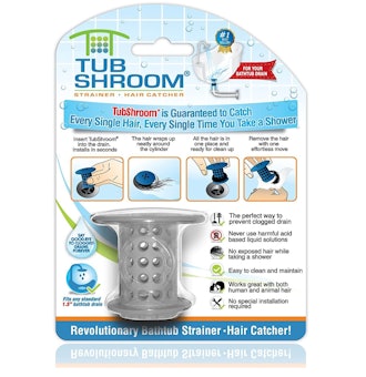 TubShroom Tub Hair Catcher Drain Protector