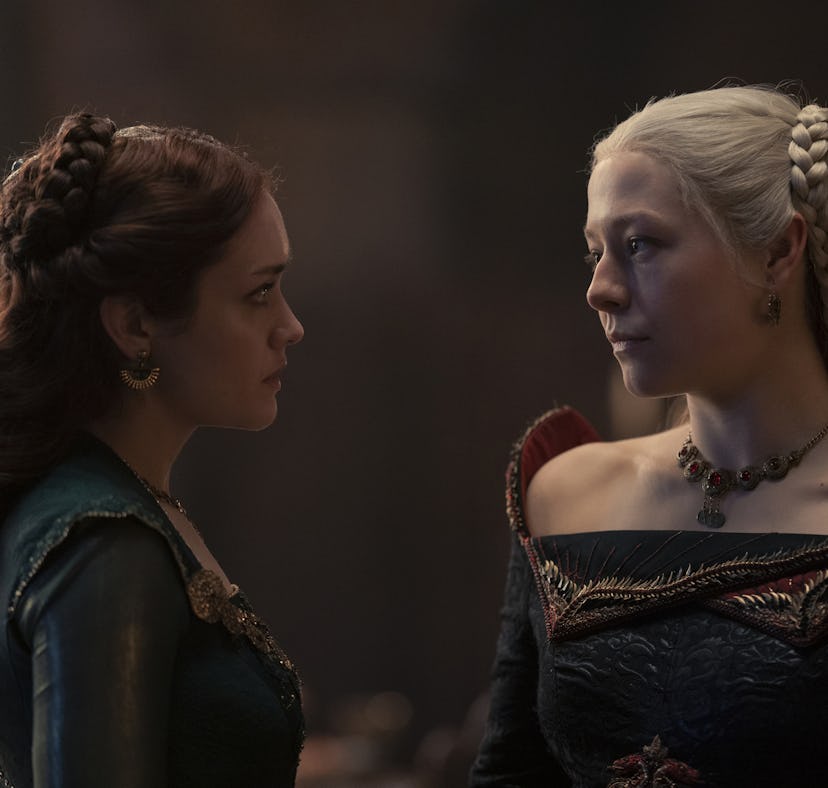 Emma D'Arcy and Olivia Cooke as Rhaenyra and Alicent all grown up