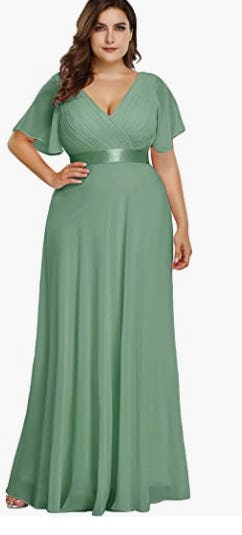 Women&rsquo;s V Neck Party Dress