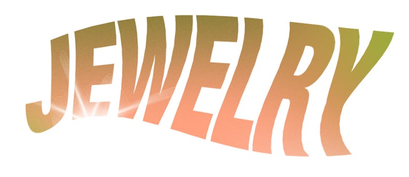 Big “jewelry” orange sign