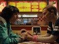 Eleven and Mike sit at a table in 'Stranger Things' just like the 'Stranger Things' brunch inspired ...