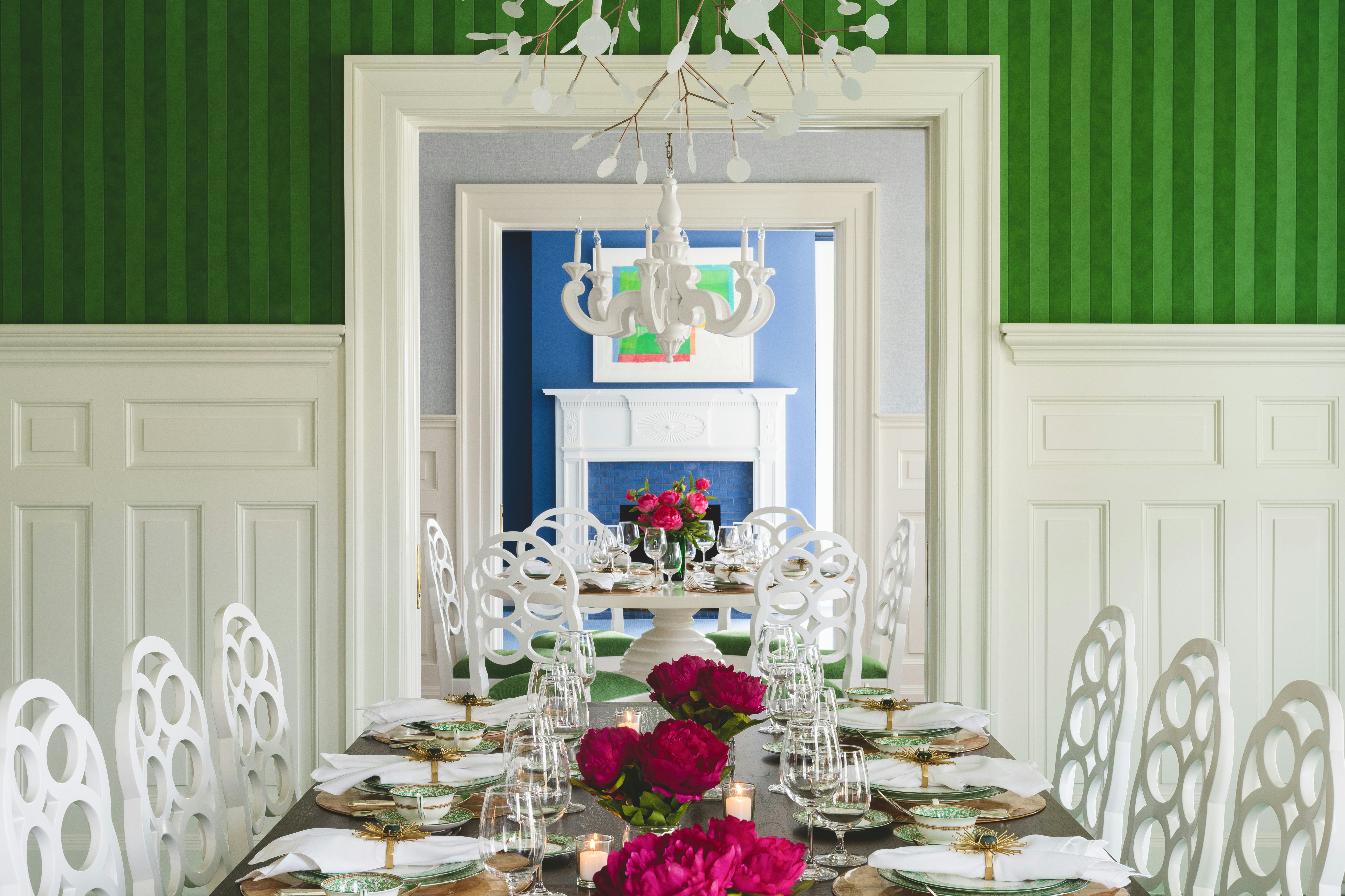 Inside the Zabriskie House dining room.