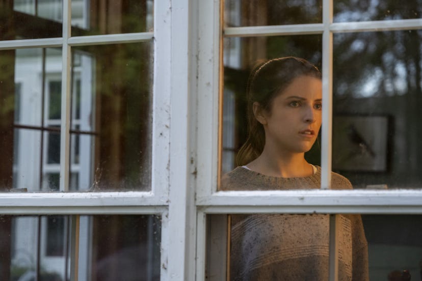 Anna Kendrick staring out a window in 'Alice, Darling'