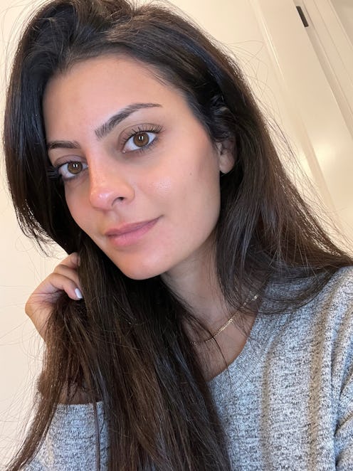 michelle selfie after using moisturizer