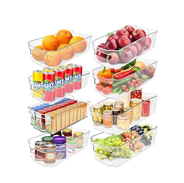 Greenco Clear Bins (Set of 8)