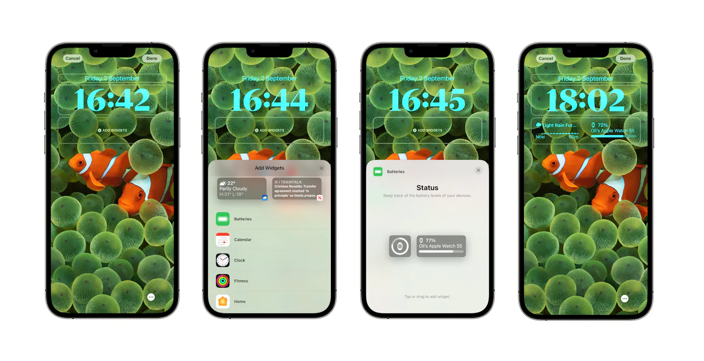 How to add a widget to your iPhone's lock screen in iOS 16