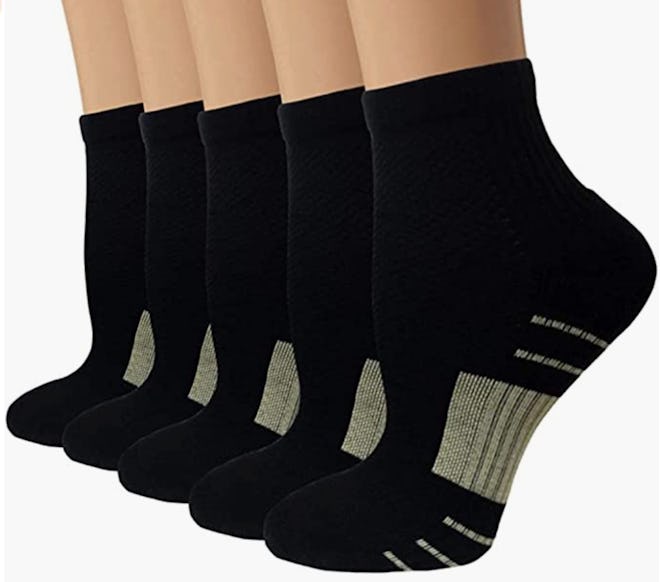 Iseasoo Copper Compression Socks (5 Pairs)
