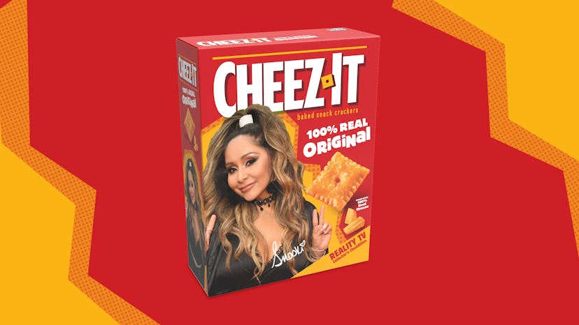 Limited edition of 100% Real Original box of Cheez-Its with Nicole Polizzi on it
