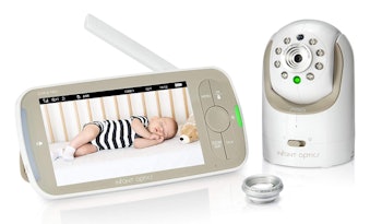 Tan and white baby monitor without wifi