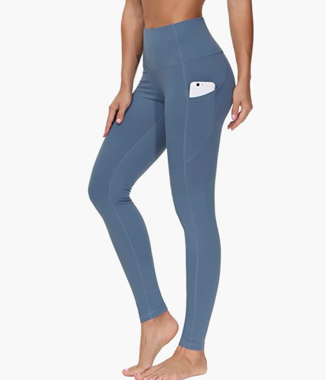 THE GYM PEOPLE High-Waisted Yoga Pants with Pockets