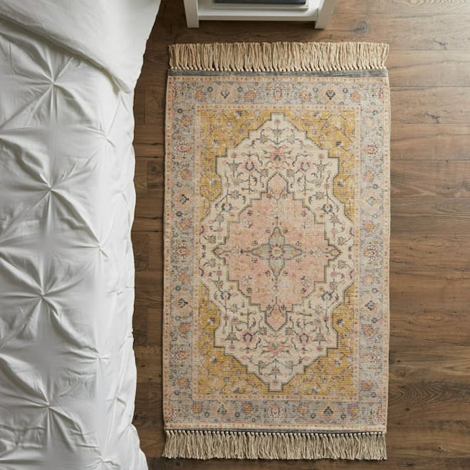 Blush Vintage Persian Medallion Rug