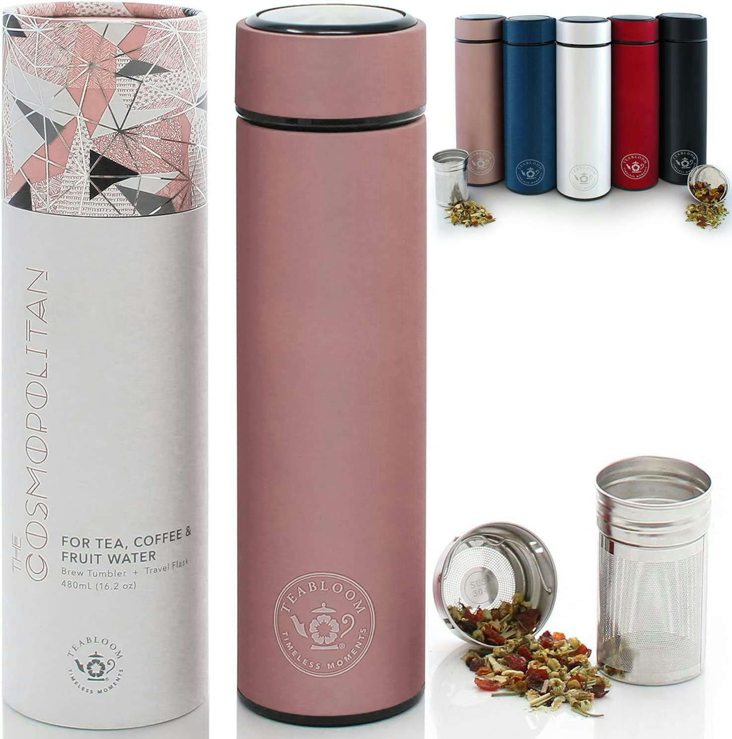 Teabloom All-Brew Travel Tumbler &amp; Thermos