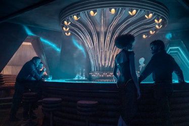 Andor’s first scene shows Cassian in a seedy brothel.