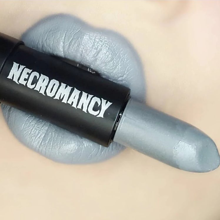 Latin-owned Necromancy Cosmetica's Deadly Nightshade Lipstick.